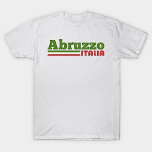 Abruzzo, Italia // Retro Italian Region Design T-Shirt